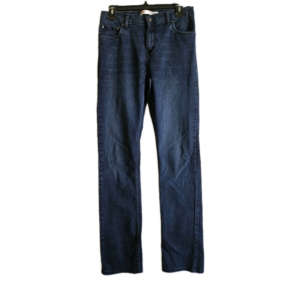 Levi's Jeans Boys 20 Reg 30x32 Blue 511 Slim Dark Wash Stretch Denim 5511-D2M